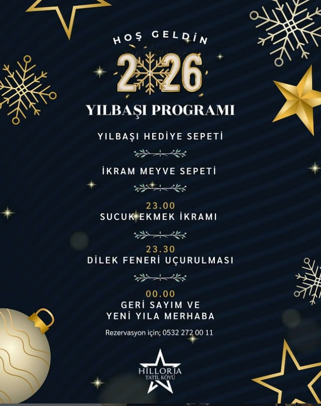 2026 ya HILLORIA TATİL KÖYÜNDE MERHABA DİYORUZ